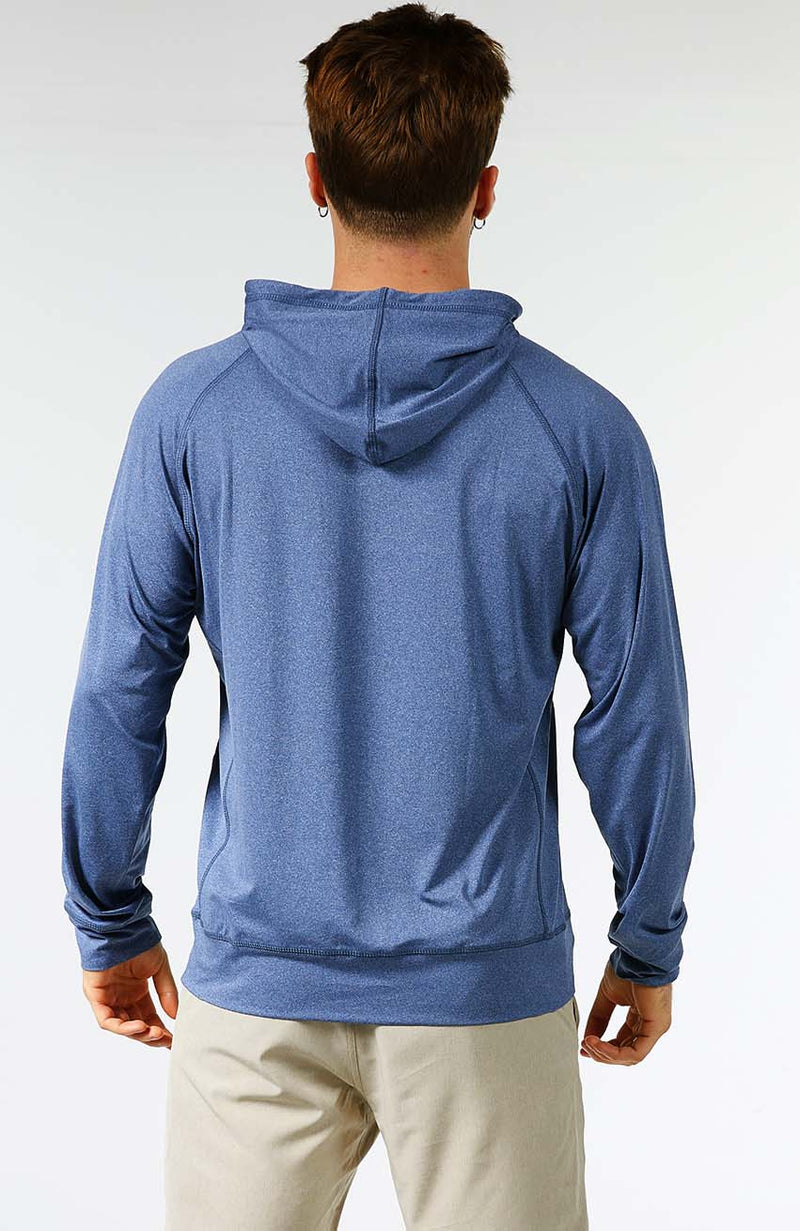 Vintage Navy hoodie from back