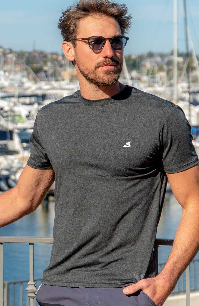 Vintage Black / Charcoal Gray t shirt for men