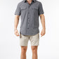 Charcoal Heather double pocket shirt