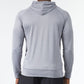 Platinum / Light Gray hoodie back view