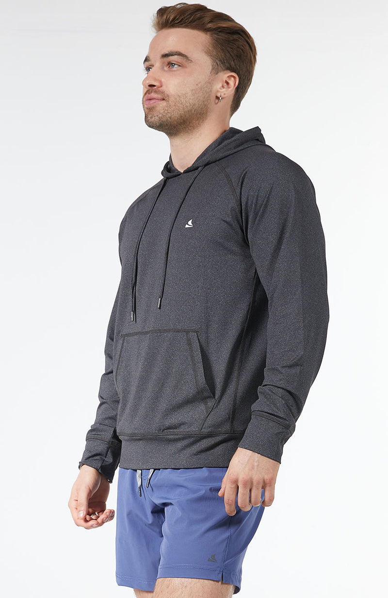 Vintage Black / Charcoal Gray hoodie