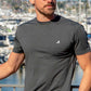 Vintage Black / Charcoal Gray t shirt for men